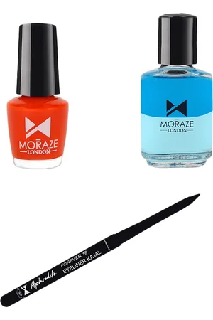 Moraze Set of 3 Nail Polish + Kajal & Nail Polish Remover