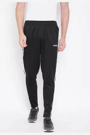 adidas Men Black Essentials Classics Solid Sustainable Track Pants