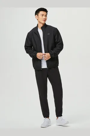 DECATHLON Men Black Lightweight Training or Gym Sporty Training Jacket