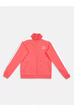 PUMA Girls Pink Outdoor Sporty Jacket