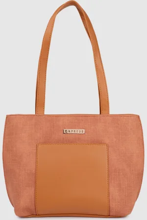 Caprese Women Tan Textured Structured Shoulder Bag