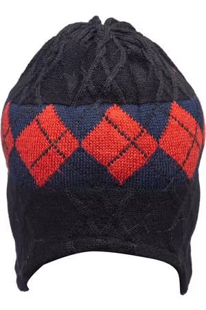 513 Clothing Women Black & Red Beanie