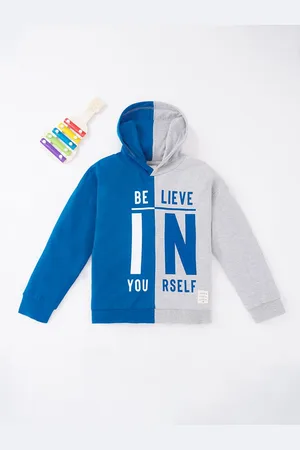 Ed-a-Mamma Boys Multicoloured Printed Hooded Sweatshirt