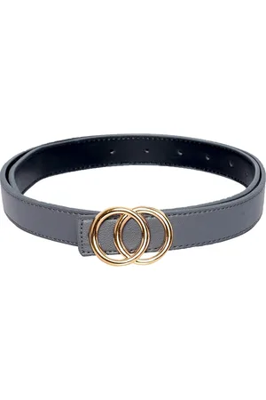 thickskin Girls Black Textured Belt