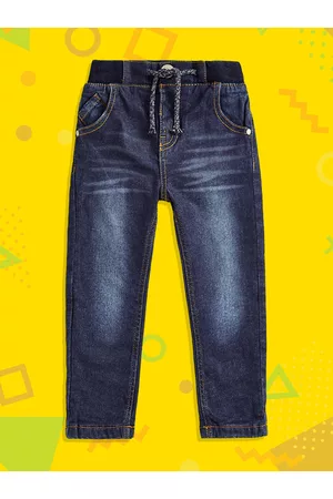 Mothercare Boys Blue Heavy Fade Stretchable Jeans