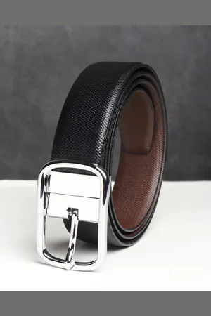 Teakwood Leathers Men Black Belts