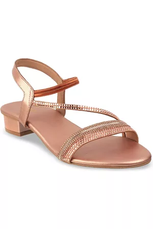 Metro Pink Textured Block Pumps