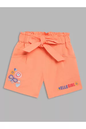Elle Girls Orange Shorts