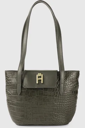 Buy Hidesign Green Womens Handbags