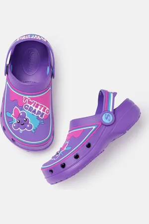 Skechers Girls Purple Printed HEART CHARMER - SWEET SPLASH Clogs