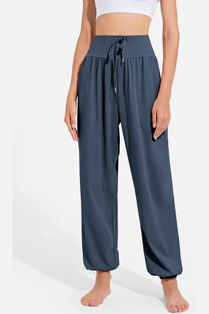 JC Collection Women Navy Blue Solid Dry Fit Track Pant