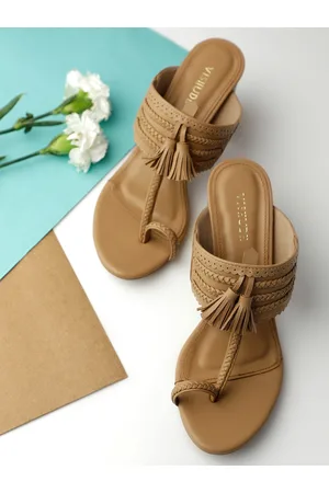 Buy Beige Flip Flop & Slippers for Women by HI-ATTITUDE Online | Ajio.com