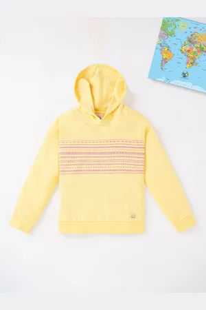 Ed-a-Mamma Girls Printed Hooded Sweatshirt
