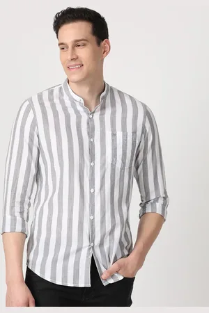 Lee Men Slim Fit Striped Casual Shirt