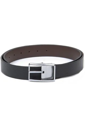 thickskin Men Black & Brown Solid Reversible Belt