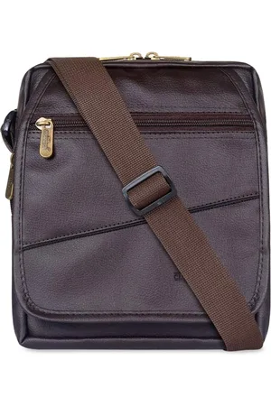 THE CLOWNFISH Unisex Black Messenger Bag