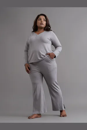 Spirit Animal Plus Size Women Grey Full Sleeves Top