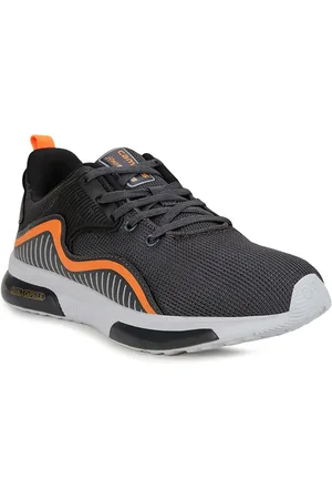 Campus Unisex Kids Grey Mesh Running Shoes