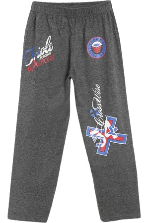 Sweet Angel Boys Charcoal Grey Solid Cotton Relaxed-Fit Track Pant