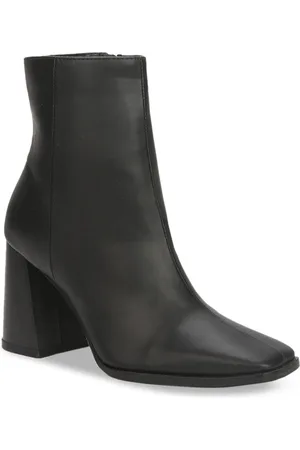 Truffle Collection Women Black Solid Heeled Boots