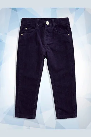 Mothercare Boys Navy Blue Pure Cotton Trousers