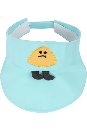 FabSeasons Unisex Kids Blue Caps