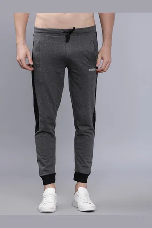 The Indian Garage Co Men Grey Solid Slim-Fit Joggers