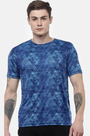Wildcraft Men Blue Printed T-shirt