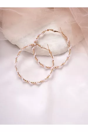 BeWitched Gold-Toned Contemporary Drop Earrings