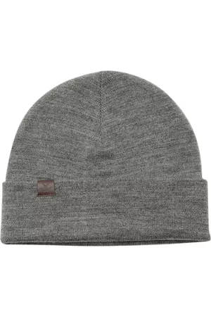 WROGN Unisex Grey Solid Beanie