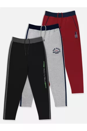 HELLCAT Boys Pack of 3 Cotton Track Pants