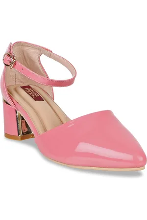 SHUZ TOUCH Pink Block Pumps