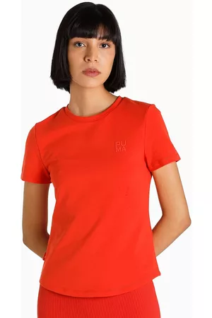 PUMA Women Red Infuse Slim T-Shirt