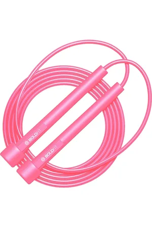 BOLDFIT Pink Solid Skipping Rope