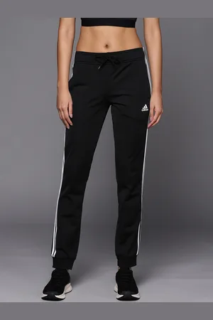 adidas Women Black W 3S TP TRIC Solid Slim Fit Joggers