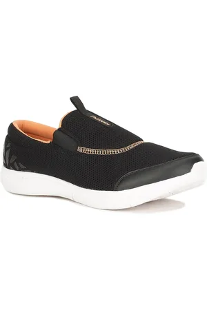 POWER Women Black Mesh Walking Non-Marking Shoes