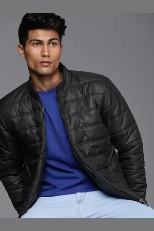 WROGN Men Black Padded Jacket