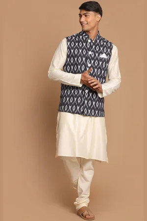 Vastramay Men Kurta with Pyjamas & Nehru Jacket