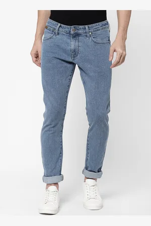 Wrangler Men Blue Vegas Skinny Fit Low-Rise Stretchable Jeans