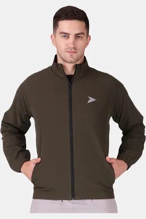 FITINC Men Windcheater and Water Resistant Running Rapid Dry Sporty Jacket