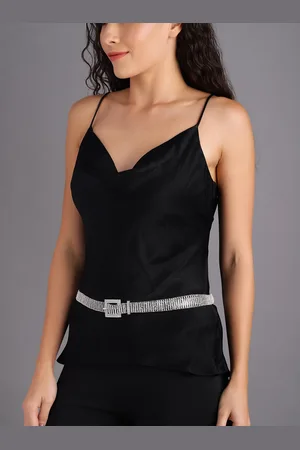 Rubans Women Silver-Toned Embellished Belt
