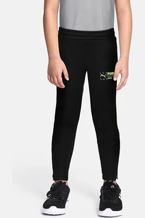 PUMA Boys Black Active Sports Poly Pants op B