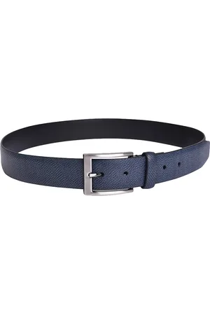 BELWABA Men Navy Blue Belts
