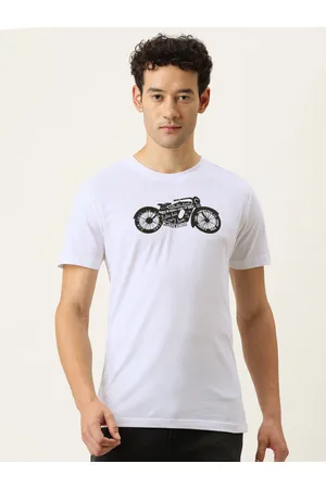 Forever 21 Men White Printed T-shirt