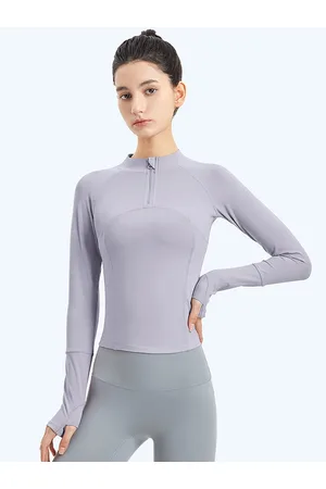JC Collection Women Purple Lightweight Crop Training or Gym Sporty Jacket