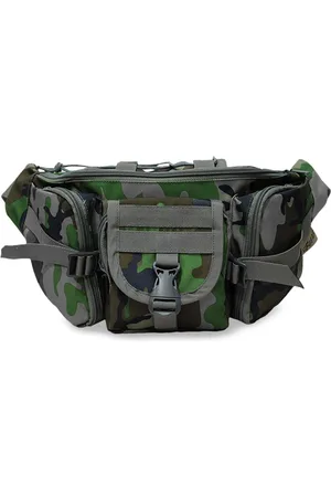 F Gear Unisex Green & Grey Printed Waist Pouch