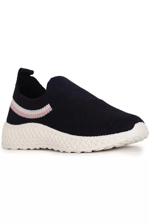 Bubblegummers Boys Navy Blue Slip-On Sneakers