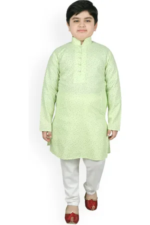 SG Boys Green Kurta with Pyjamas