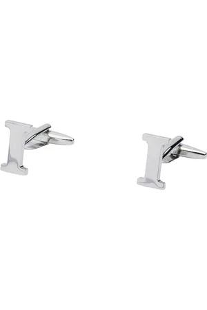 The Tie Hub Men Silver-Toned Quirky Cufflink