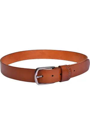 BELWABA Men Tan Belts